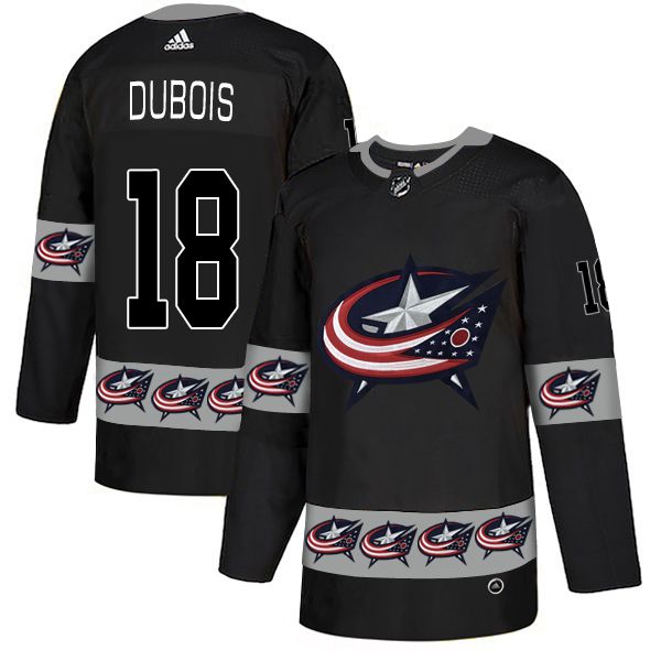 Men Columbus Blue Jackets #18 Dubois Black Adidas Fashion NHL Jersey->columbus blue jackets->NHL Jersey